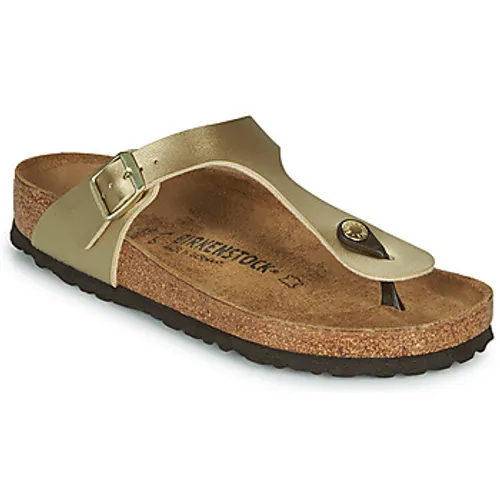 Birkenstock  GIZEH  women's Flip flops / Sandals (Shoes) in Gold