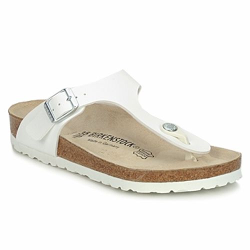Birkenstock  GIZEH  women's Flip flops / Sandals (Shoes) in White