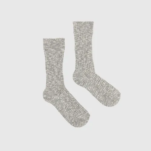 Birkenstock Grey Cotton Slub Sock 1 Pack