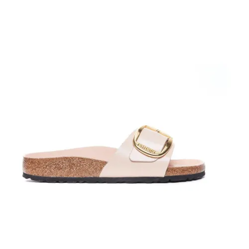 Birkenstock , Leather Sandals ,Beige female, Sizes: