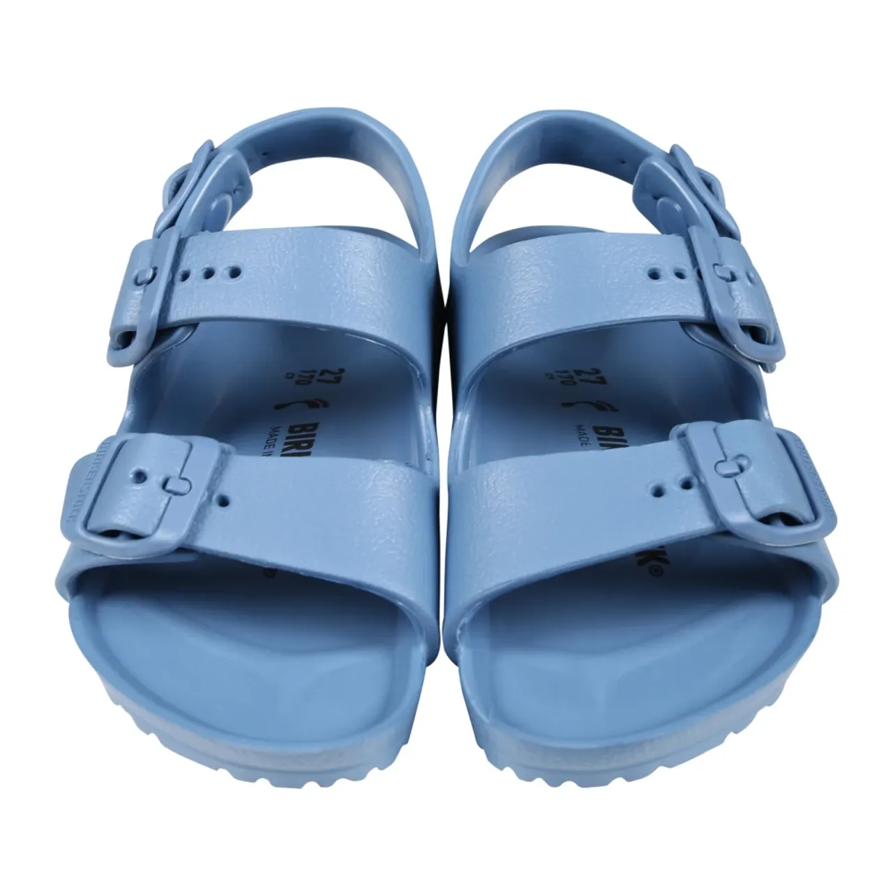 Birkenstock , Light Blue Adjustable Strap Sandals ,Blue unisex, Sizes: