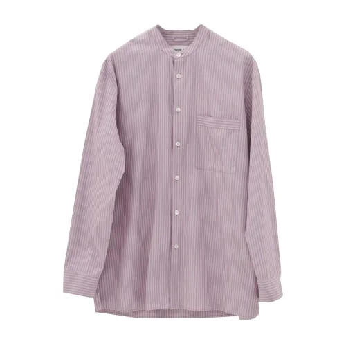 Birkenstock , Lilac Stripe Cotton Shirt ,Purple female, Sizes: