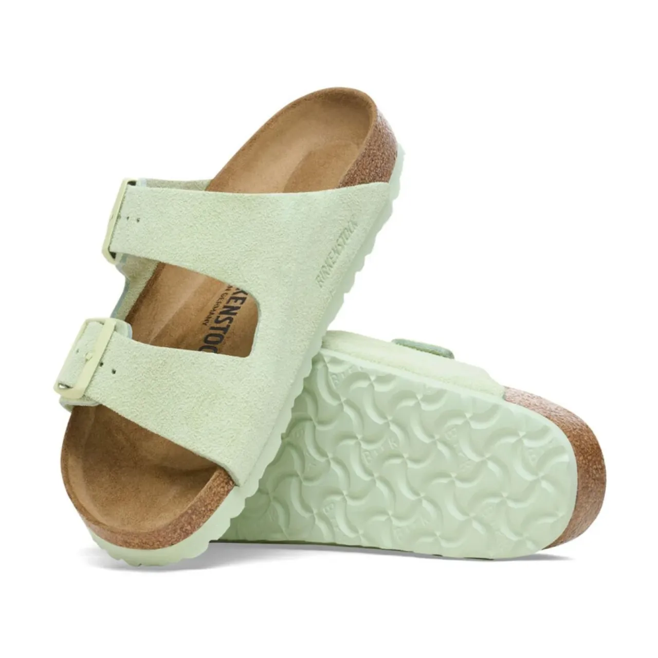 Birkenstock , Lime Sandals ,Green female, Sizes: