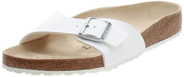 Birkenstock Madrid Unisex-Adults' Sandals White (Weiß) - 8 UK (42 EU)