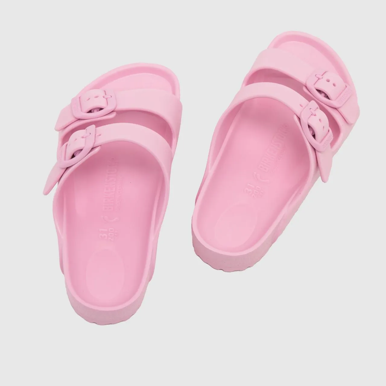 Birkenstock Pale Pink Arizona eva Girls Junior Sandals