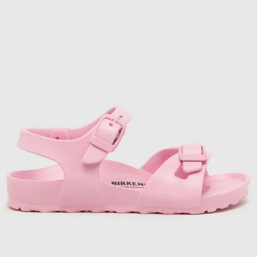 Birkenstock Pale Pink rio eva Girls Toddler Sandals