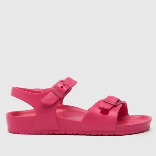 Birkenstock Pink Rio Eva Girls Junior Sandals