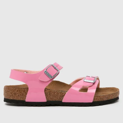 Birkenstock Pink rio Girls Junior Sandals
