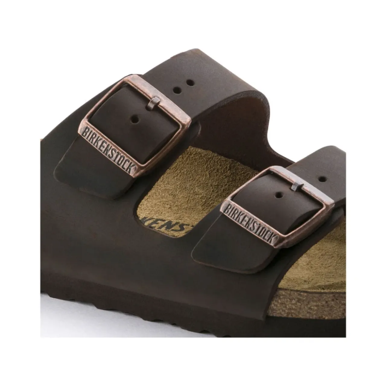 Birkenstock , Sandals Arizona Oiled Leather ,Brown male, Sizes: