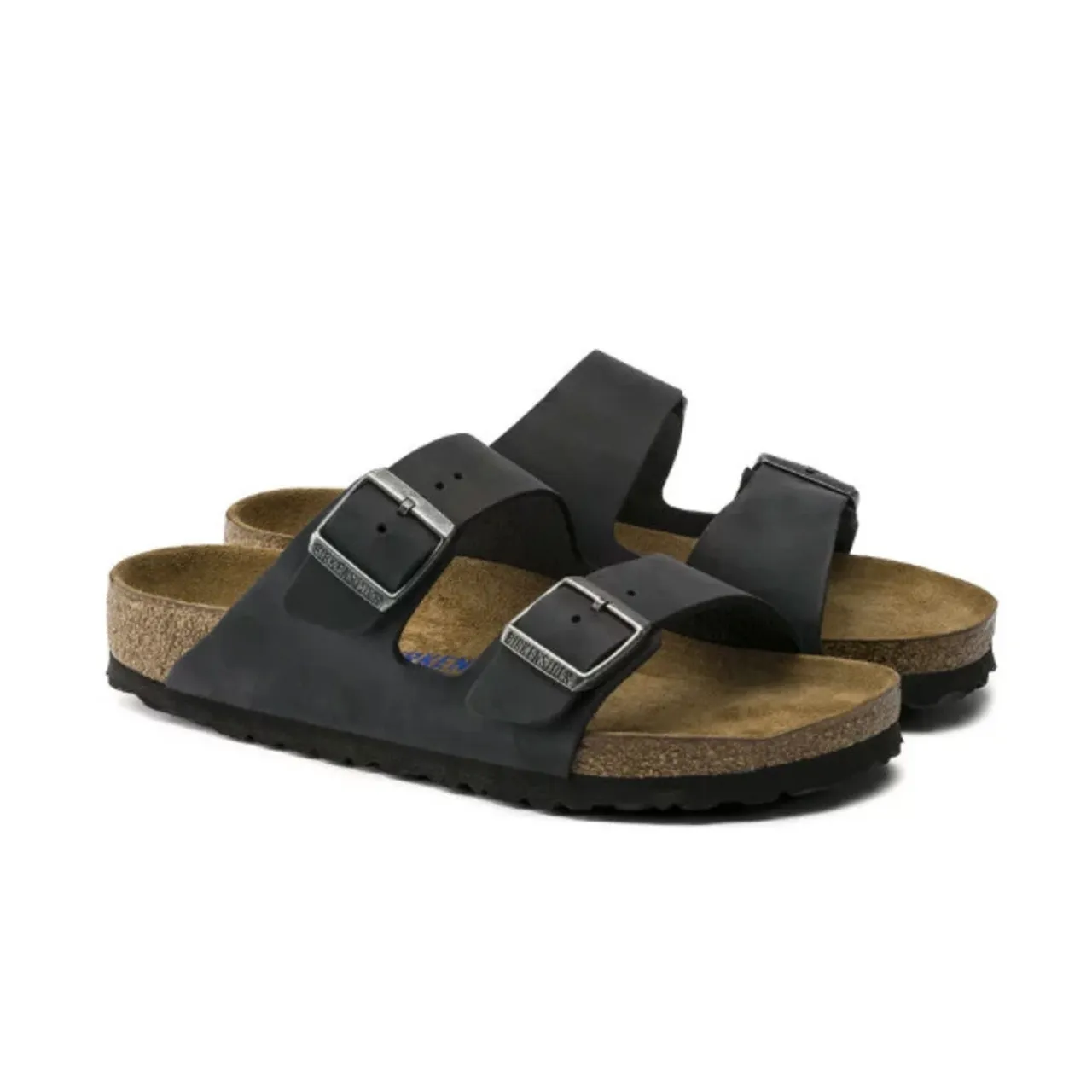 Birkenstock , Sandals Arizona Soft Footbed Birko-Flor ,Black male, Sizes: