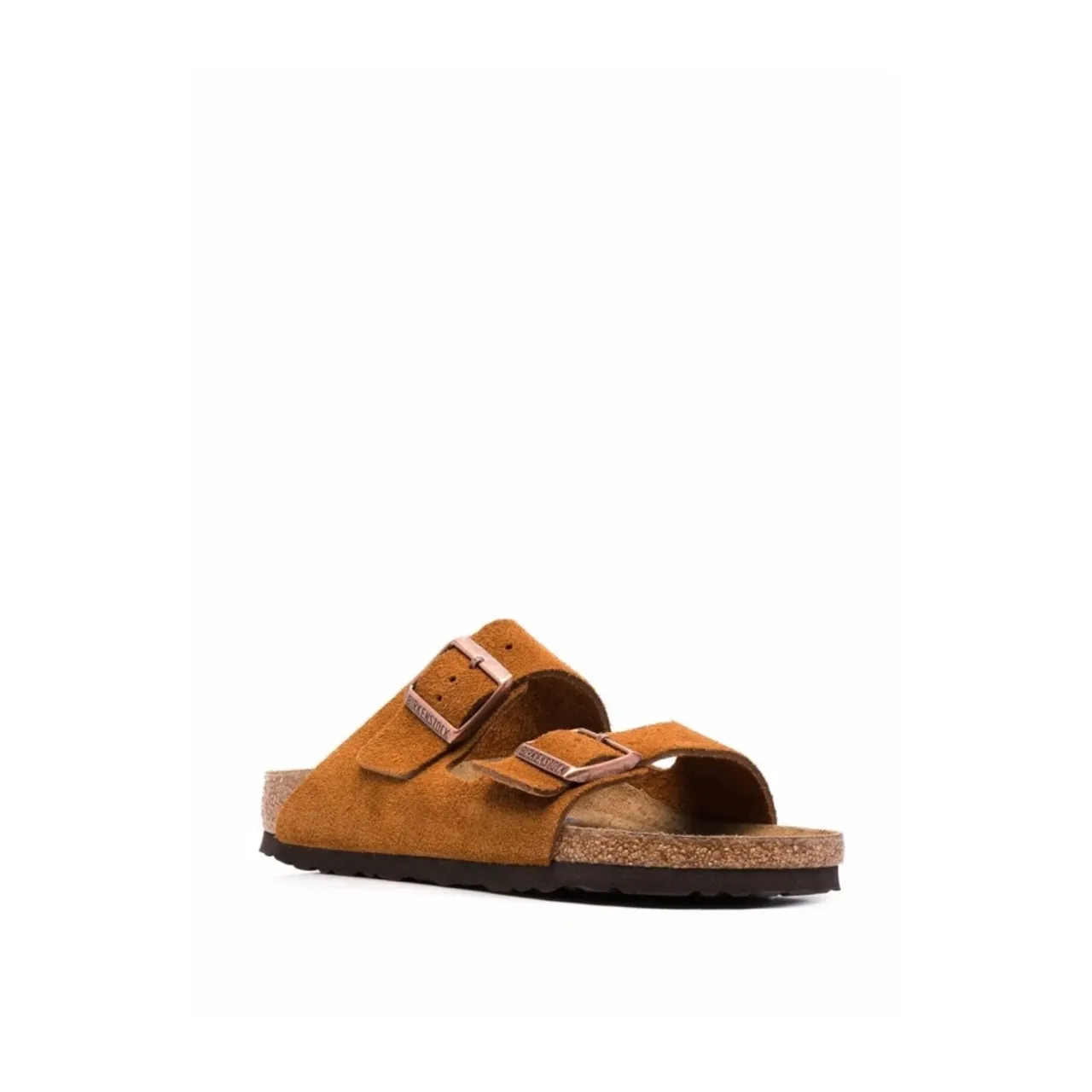 Birkenstock , Timeless Comfort with Double Buckle Sandals ,Brown female, Sizes: