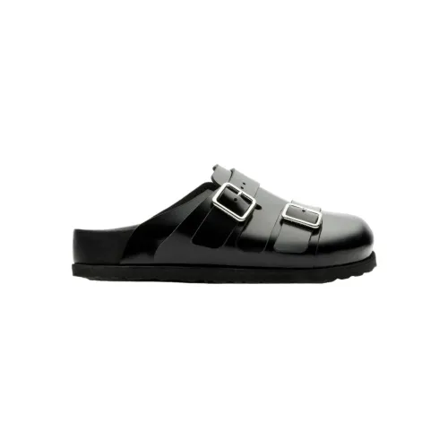 Birkenstock , West shiny sandals ,Black male, Sizes: