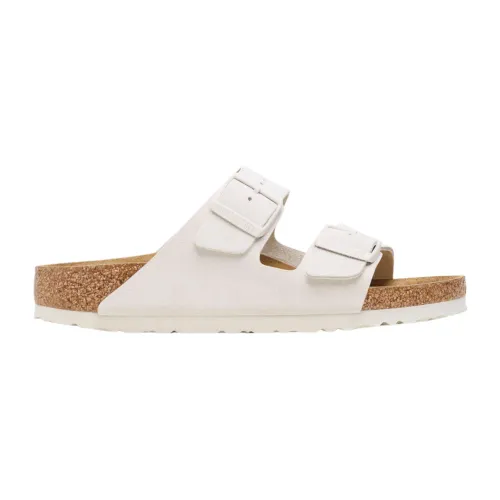 Birkenstock , White Sandals ,White female, Sizes: