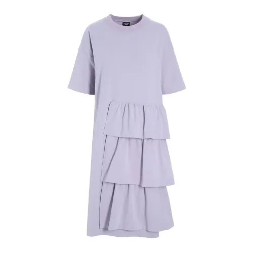 Bitte Kai Rand , Elegant Lavender Sky Midi Dress ,Purple female, Sizes: