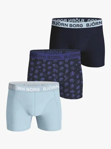 BjÃ¶rn Borg Cotton Stretch Boxer Briefs, Pack of 3, Multi - Multi - Male