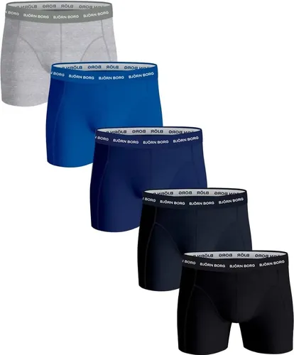 Björn Borg Boxer Shorts 5-Pack Solids 70101 Black Blue