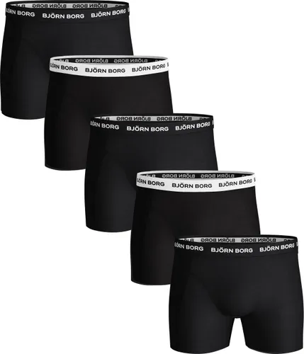 Björn Borg Boxer Shorts 5-Pack Solids Black