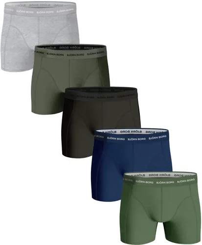 Bjorn Borg Boxers Cotton Stretch 5-Pack Multicolour Green