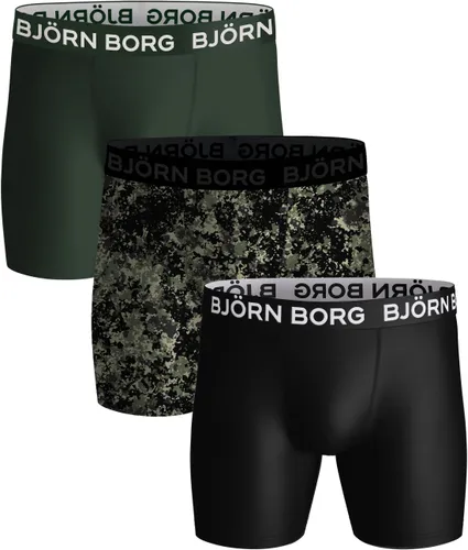 Bjorn Borg Boxers Performance 3 Pack Black Multicolour