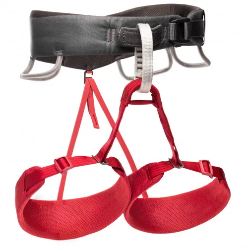 Black Diamond - Women's Momentum Harness - Climbing harness size L, red