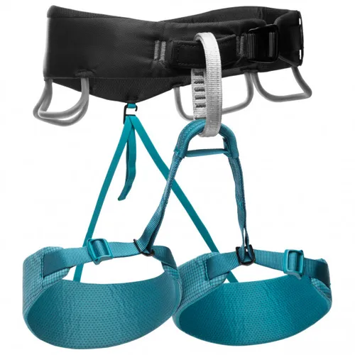 Black Diamond - Women's Momentum Harness - Climbing harness size XS, turquoise