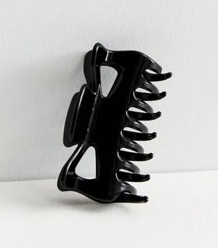 Black Large Hair Claw Clip New Look