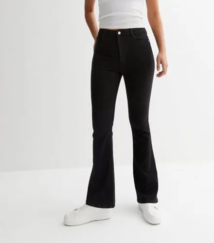 Black Waist Enhance Quinn Bootcut Jeans New Look
