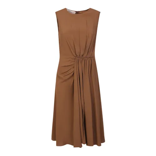Blanca Vita , Womens Clothing Dress Brown Ss23 ,Brown female, Sizes: