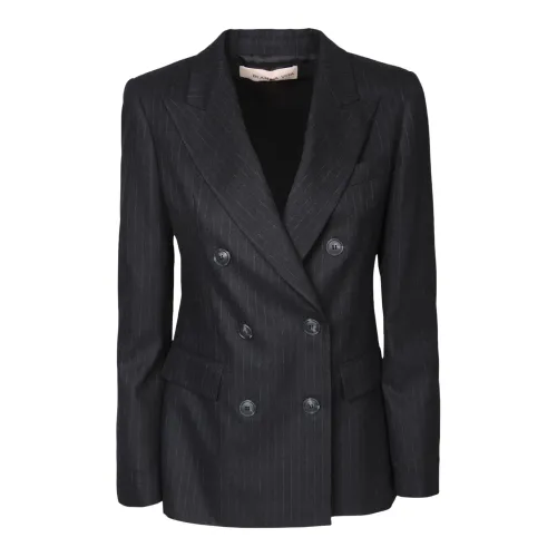 Blanca Vita , Womens Clothing Jacket Black Aw23 ,Black female, Sizes: