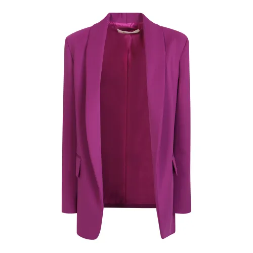 Blanca Vita , Womens Clothing Jacket Purple Ss23 ,Purple female, Sizes: