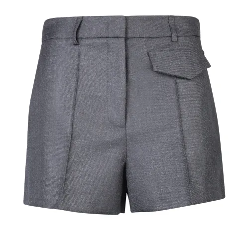 Blanca Vita , Womens Clothing Shorts Grey Aw23 ,Gray female, Sizes: