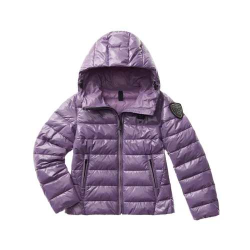 Blauer , Girls Lilac Nylon Puffer Jacket ,Purple female, Sizes: