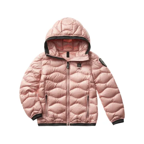 Blauer , Girls Pink Nylon Puffer Jacket ,Pink female, Sizes: