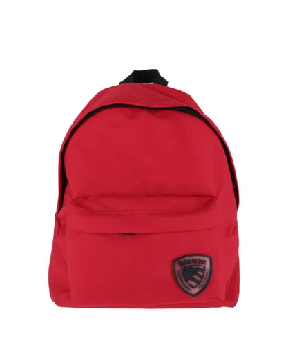 Blauer Mens Handbag Rucksack with Zip Pockets in Red - One Size