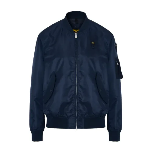 Blauer , Navy Logo Jacket ,Blue male, Sizes: