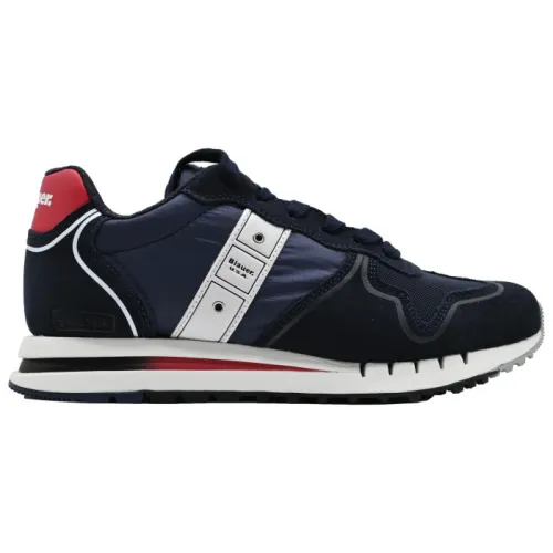 Blauer , Navy Red Sneakers ,Multicolor male, Sizes: