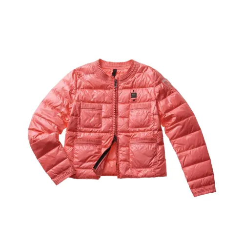Blauer , Pink Synthetic Puffer Coat ,Pink female, Sizes: