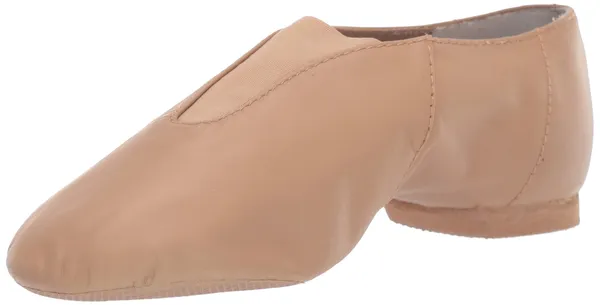 Bloch Dance Women's Super Jazz Leather and Elastic Slip On