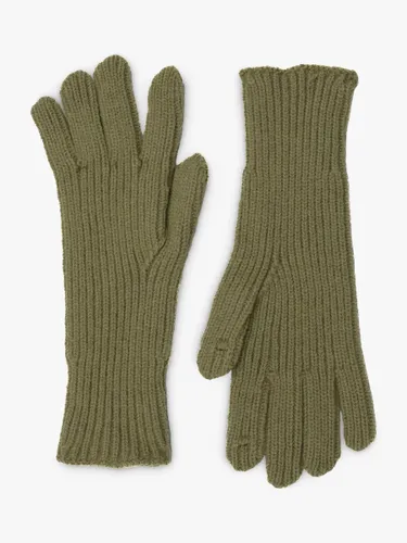 Bloom & Bay Cove Knitted Gloves - Khaki - Female