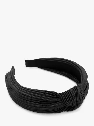 Bloom & Bay Lantic Knot Detail Pleated Headband - Black - Female