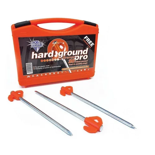 Blue Diamond Hard Ground Pro Pegs - Orange 