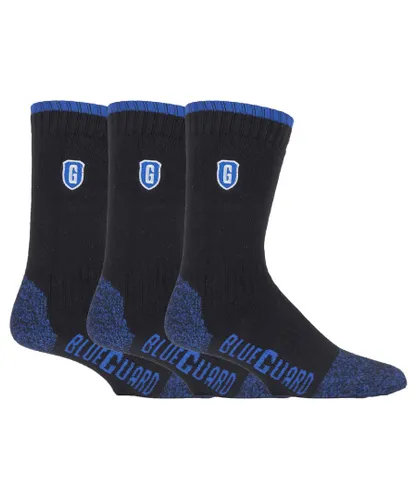 BLUE GUARD Blueguard - 3 Pair Multipack Ultra Durable Work Socks for Steel Toe Boots