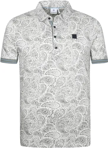 Blue Industry M25 Polo Shirt Paisley Green