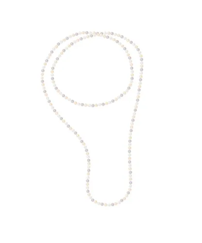 Blue Pearls Womens 120 cm Multicolor Freshwater Cultured Women Long Necklace - Multicolour - One Size