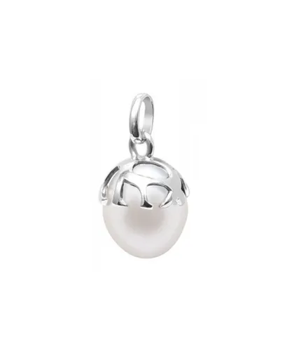 Blue Pearls Womens White Freshwater Pearl, Pendant and Sterling Silver 925/1000 - Multicolour - One Size