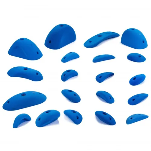 blue pill - Mixed All - Climbing holds size XS-XL, blue/white
