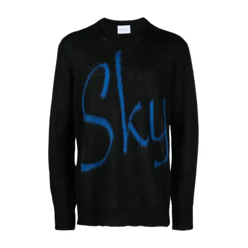 Blue Sky Inn , Blue SKY INN Sweaters Black ,Black male, Sizes: