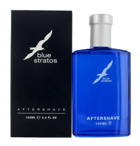 Blue Stratos 100ml Aftershave Splash for Him