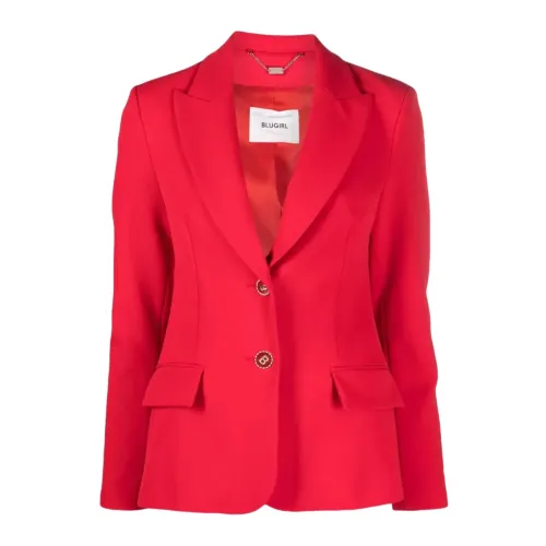 Blugirl , Jacket ,Red female, Sizes: