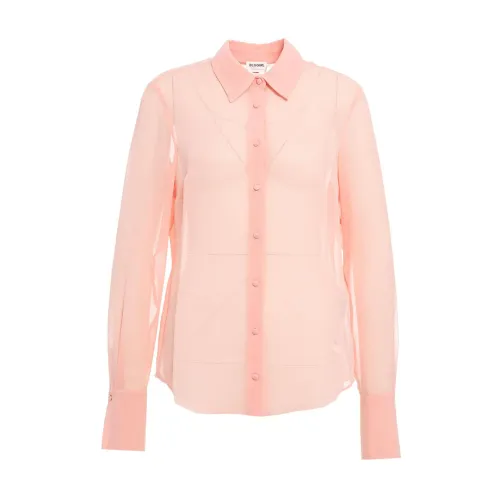 Blugirl , Womens Clothing Shirts Rose Ss24 ,Pink female, Sizes: